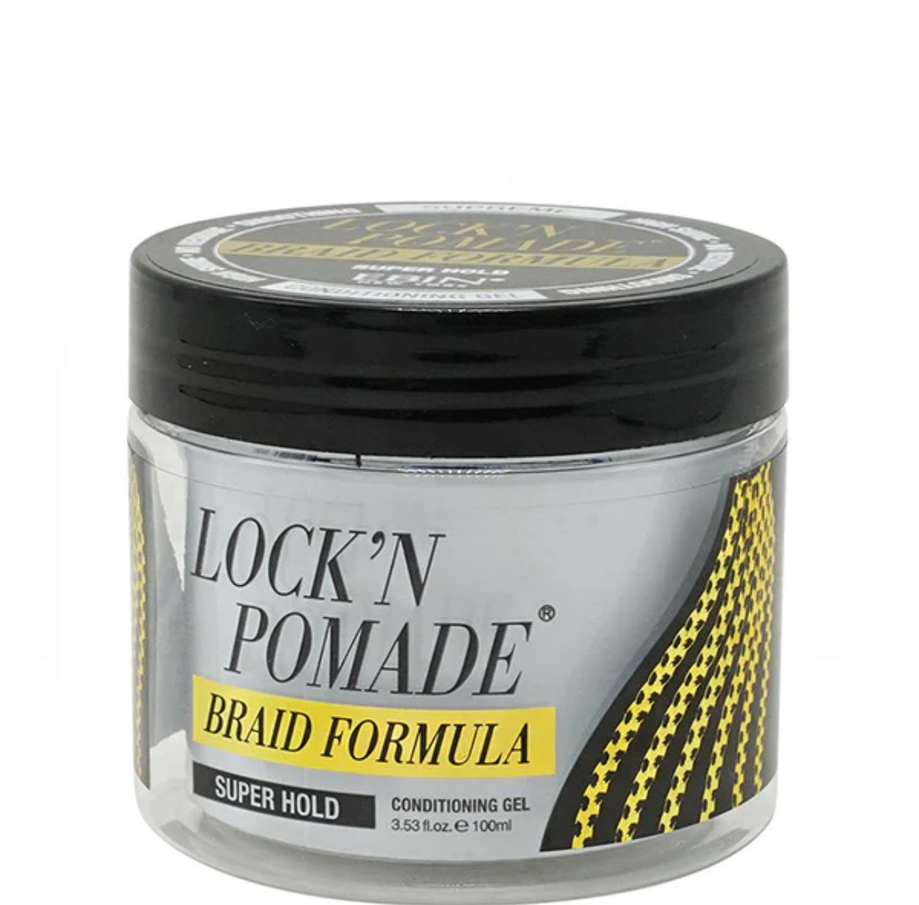 BRAID FOMULA SUPER HOLD CONDITIONING GEL.