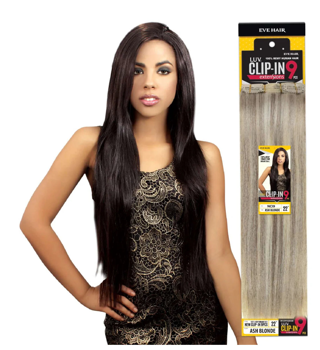 HUMAN HAIR CLIP-IN EXTENSIONS