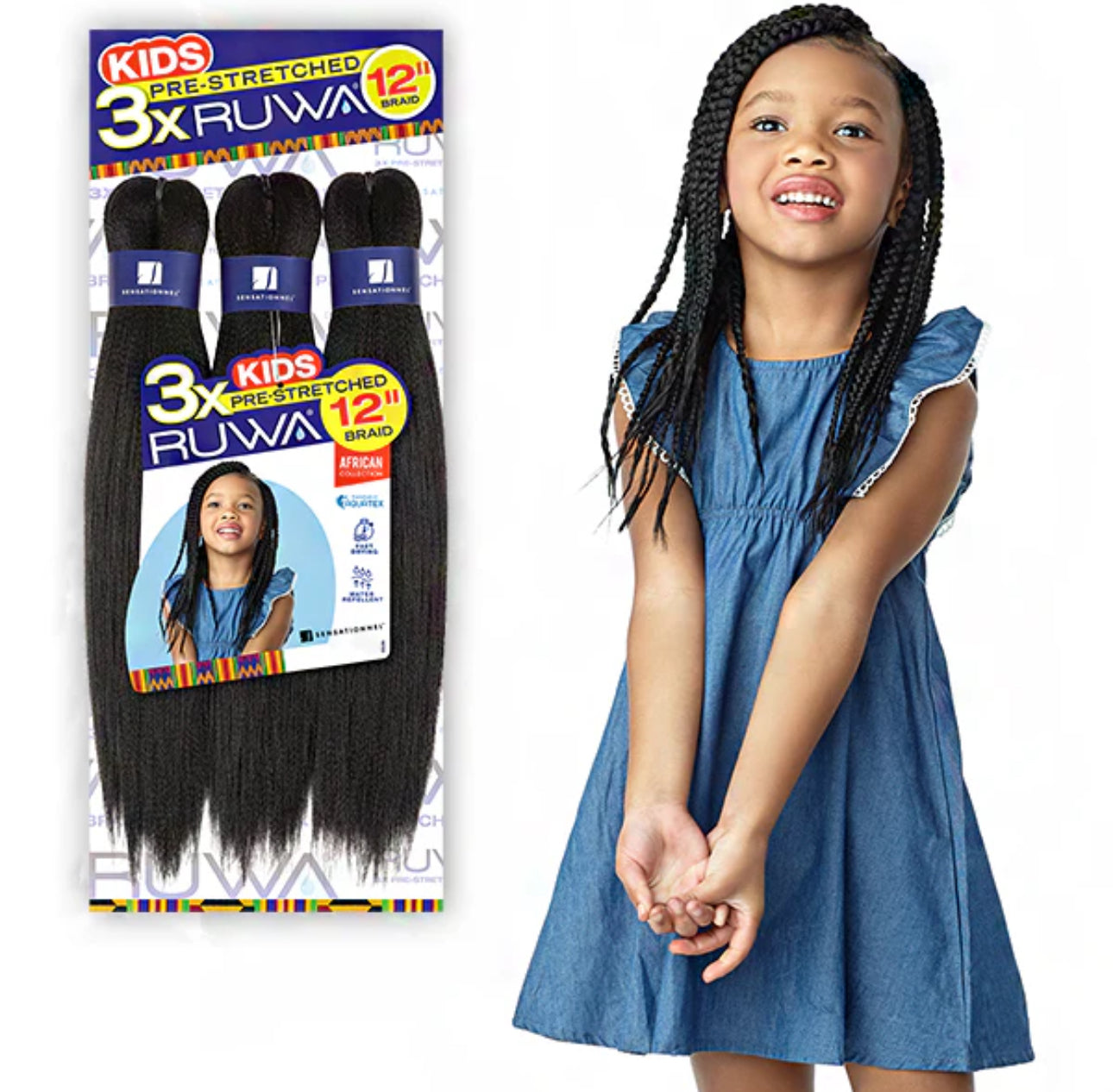 KIDS 3X PRE-STRETCHED BRAIDS