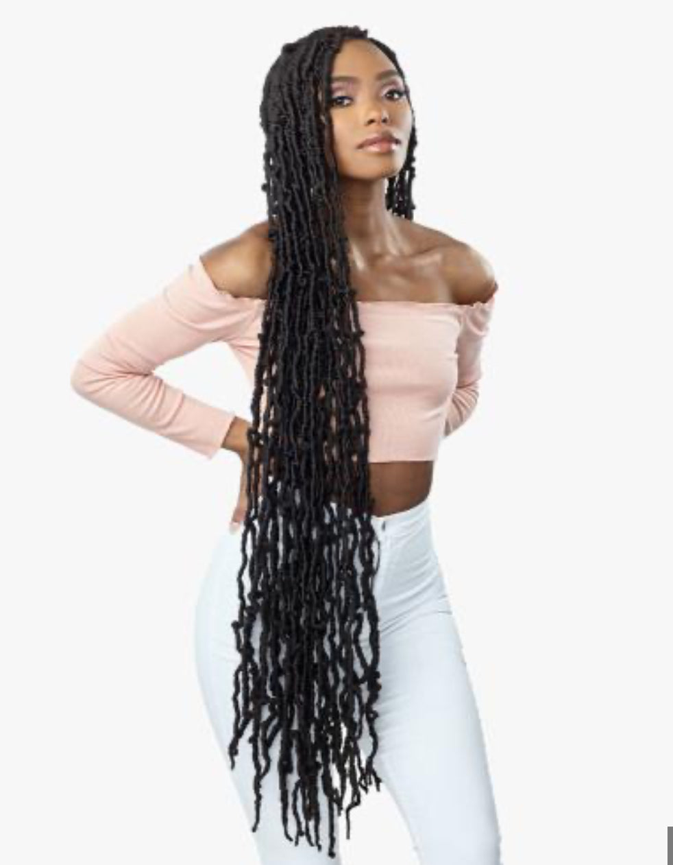 3X DISTRESSED LOCS 40''