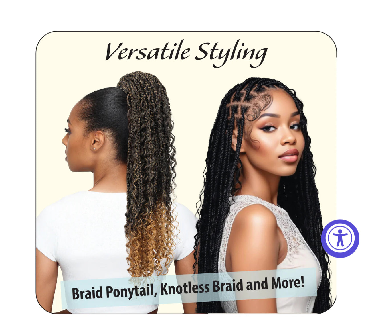 BRAID BUNDLE KNOTLESS BRAID 22''