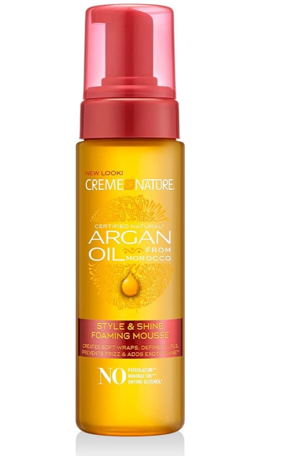 ARGAN OIL STYLE & SHINE FOAMING MOUSSE