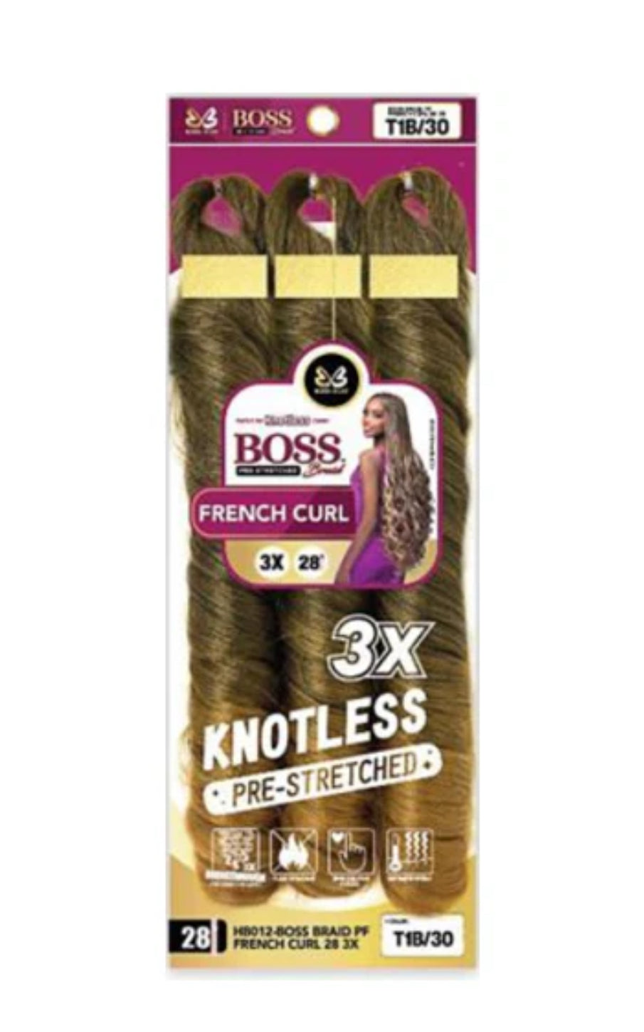 PRE-STRETCHED BRAID FRENCH CURLS