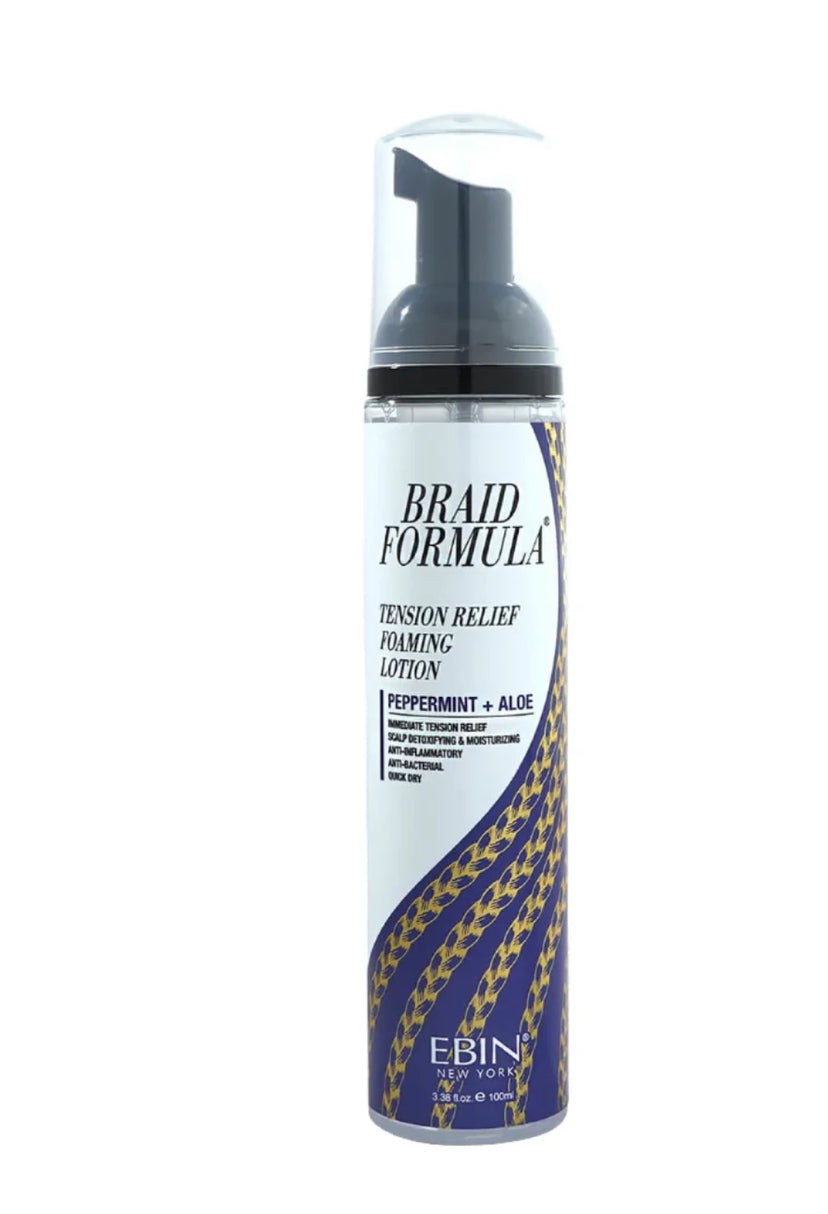 BRAID FOMULA TENSION RELIEF FOAMING LOTION