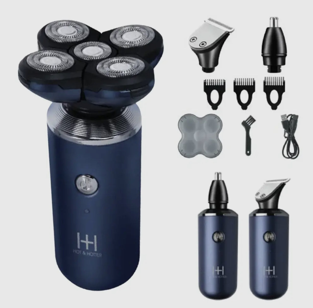 4 IN 1 HEAD SHAVER & GROOMING KIT