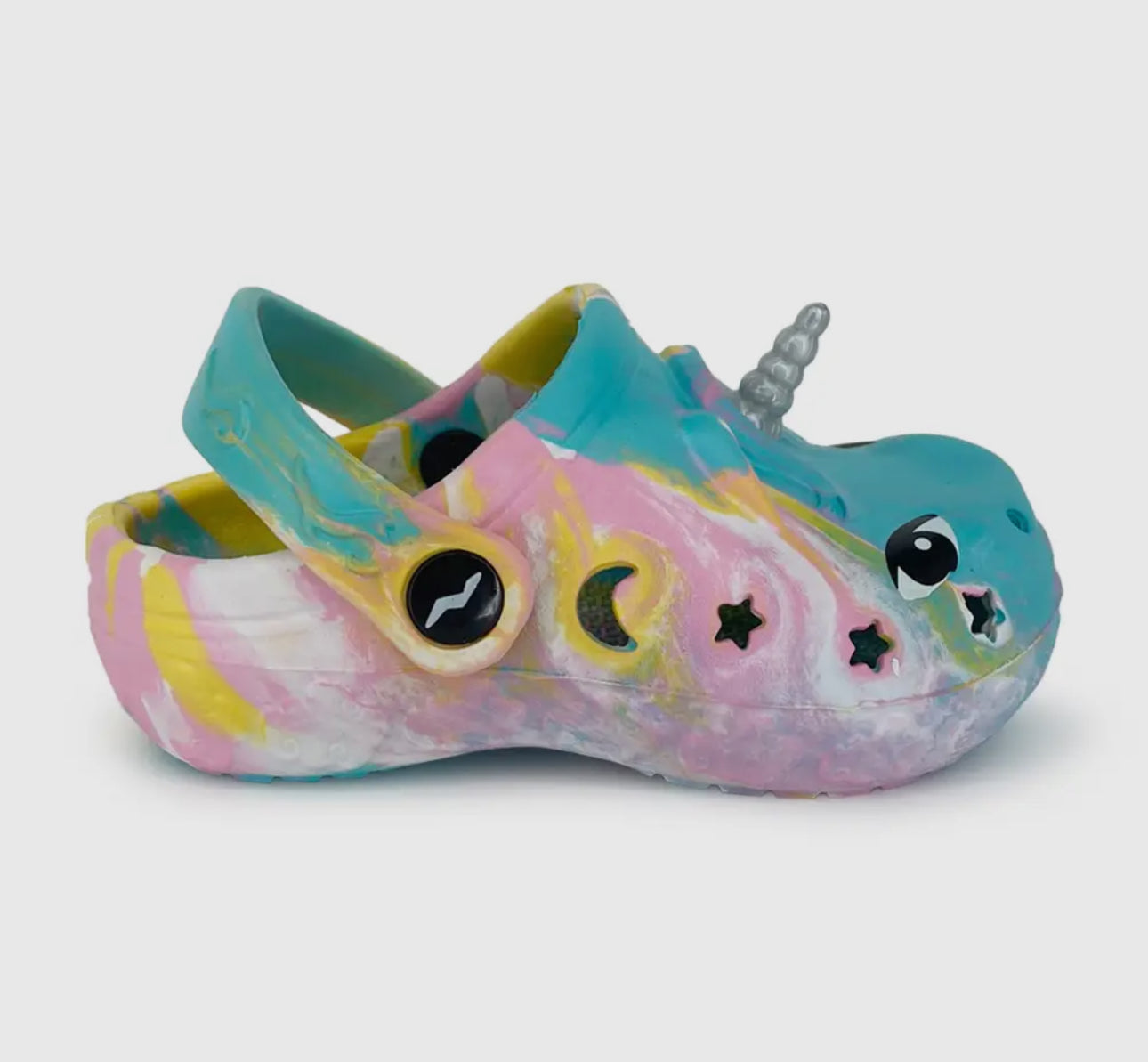 KIDS TIE DYE GREEN CLOG  GIRLS